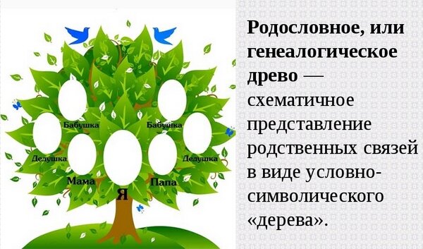 Символическое древо родословной