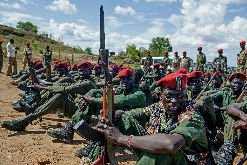 Региональные военные конфликты. Армия Южного Судана. Солдаты Южного Судана.