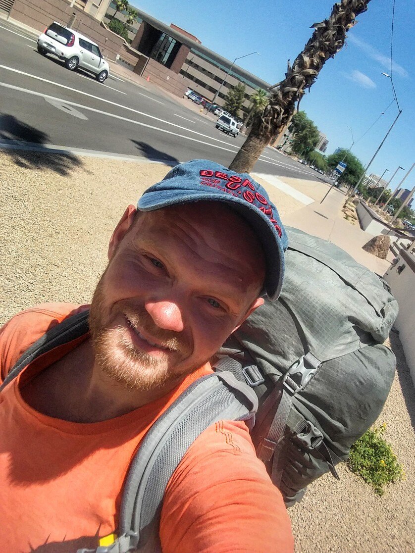 Вот с такой горой вещей я передвигался раньше, до их кражи