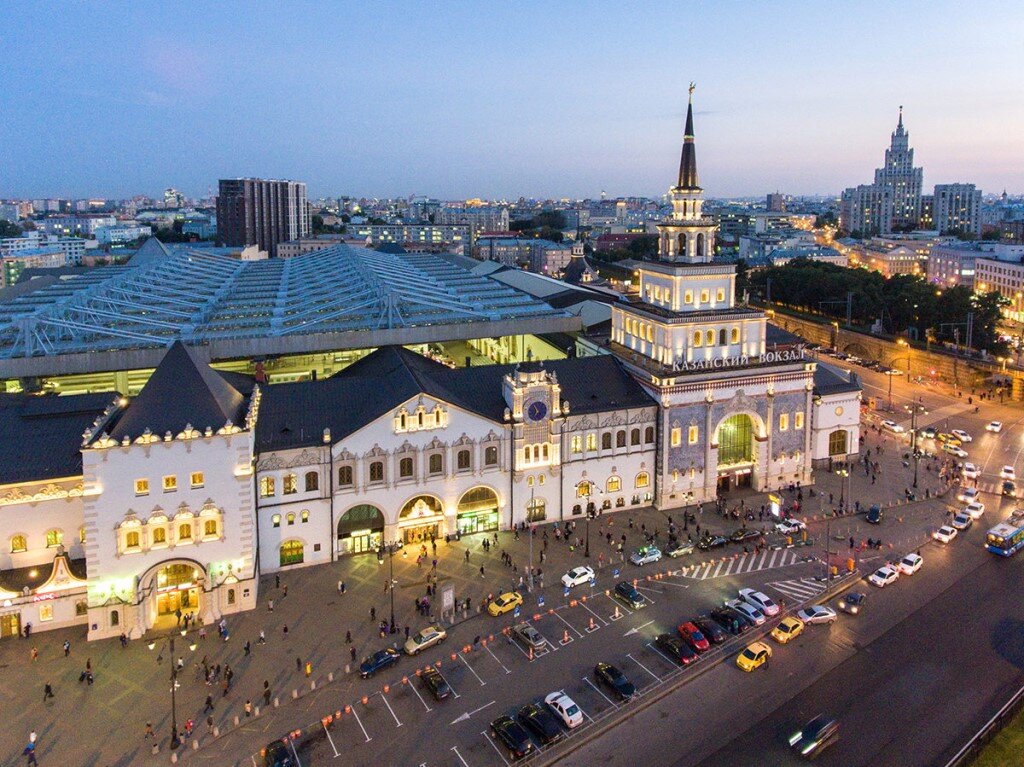 Казанский вокзал. Наши дни. Источник фото: https://ok.ru/rzd.official/topic/67284713559361