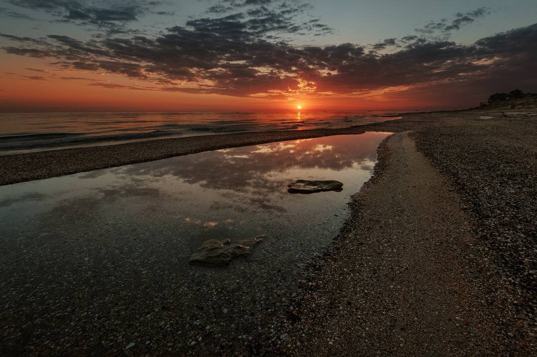 Рассвет на Азовском море