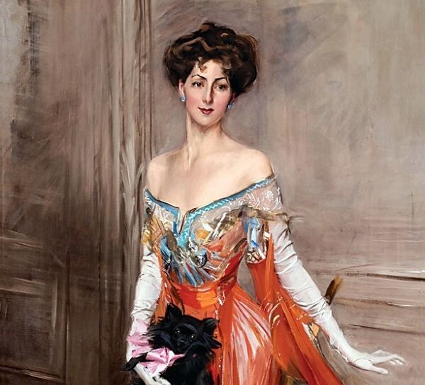 фрагмент портрета Элизабет кисти Джованни Больдини