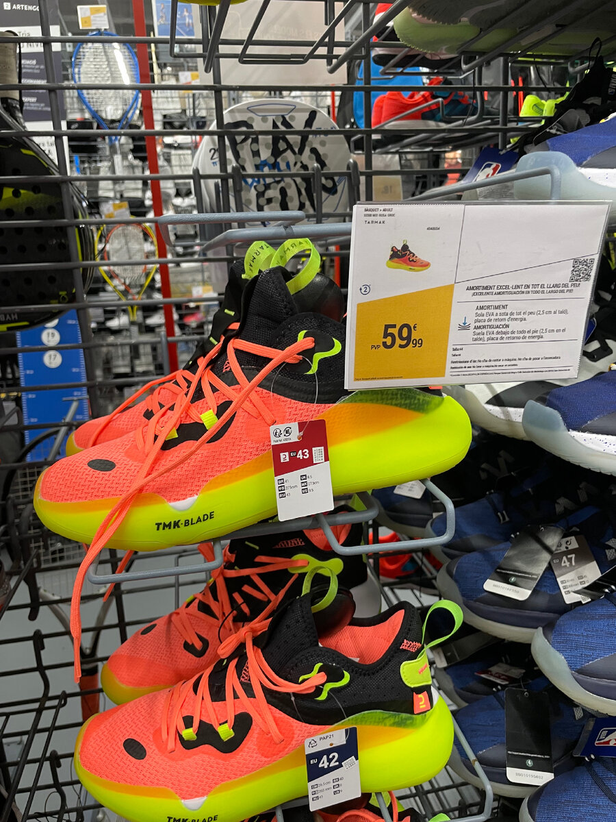 Кроссовки для баскетбола. Декатлон. Барселона 2022