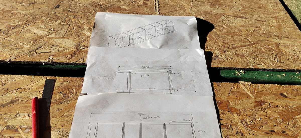 Чертежи нижних корпусов кухни