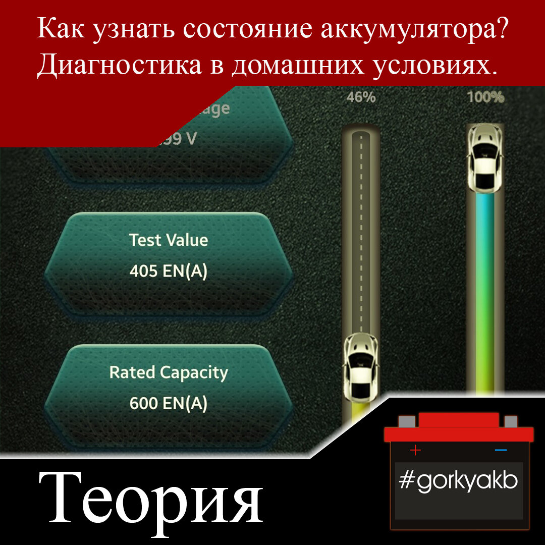 Как узнать состояние аккумулятора?Диагностика в домашних условиях. |  Горький Аккумулятор | Дзен