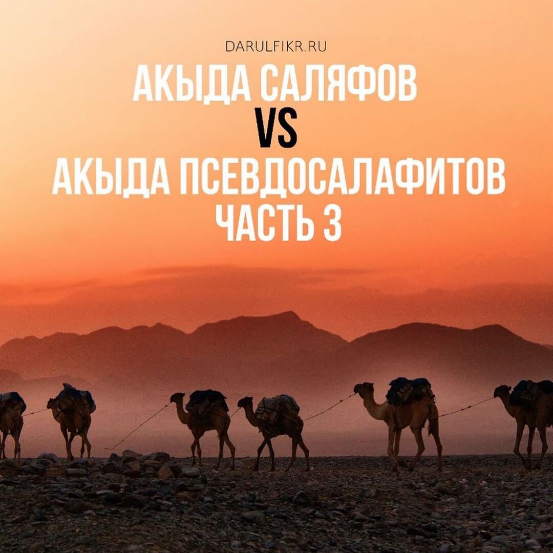 Саляфы VS псевдосалафиты