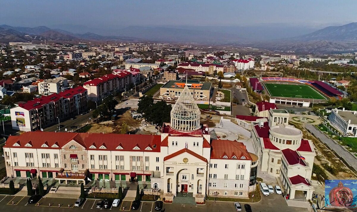 Степанакерт - вид сверху