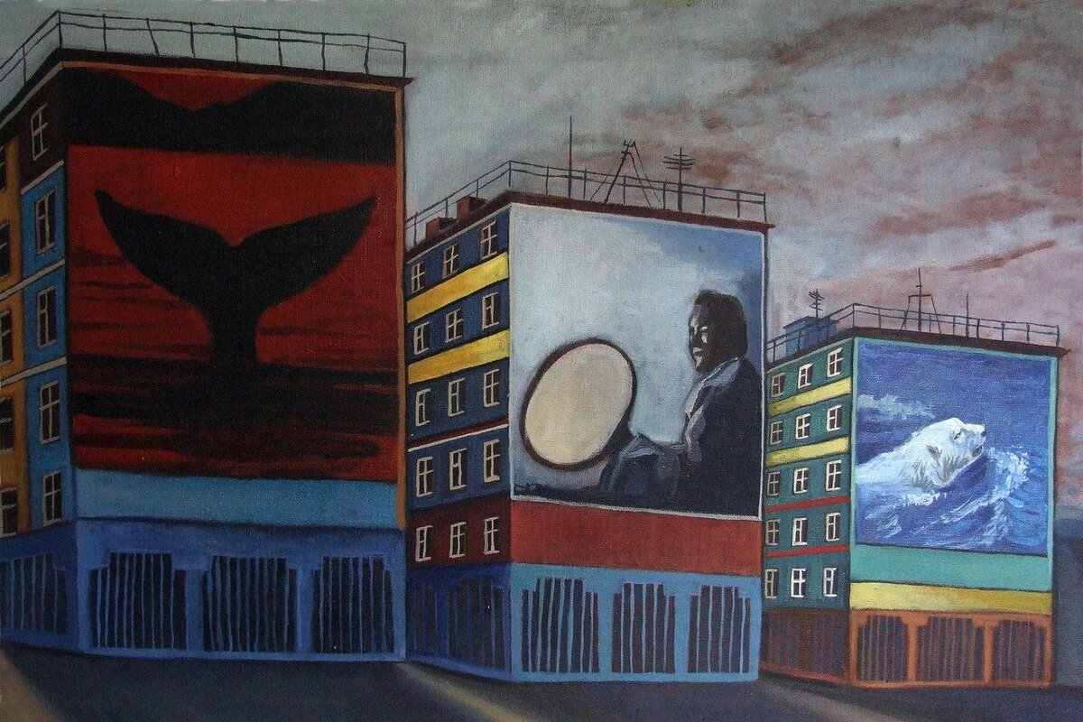 Анадырь, картина Александры Кузнецовой