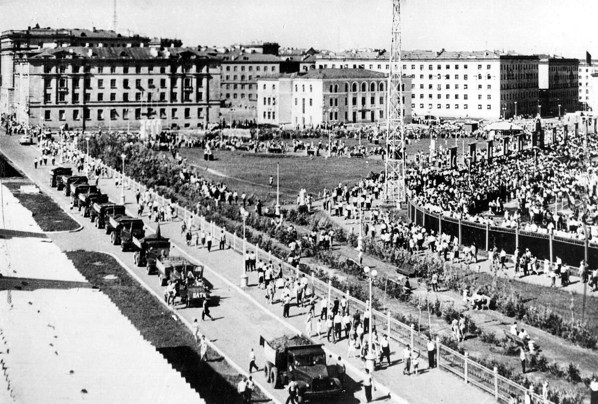 Норильск, фотография из музейного фонда. 