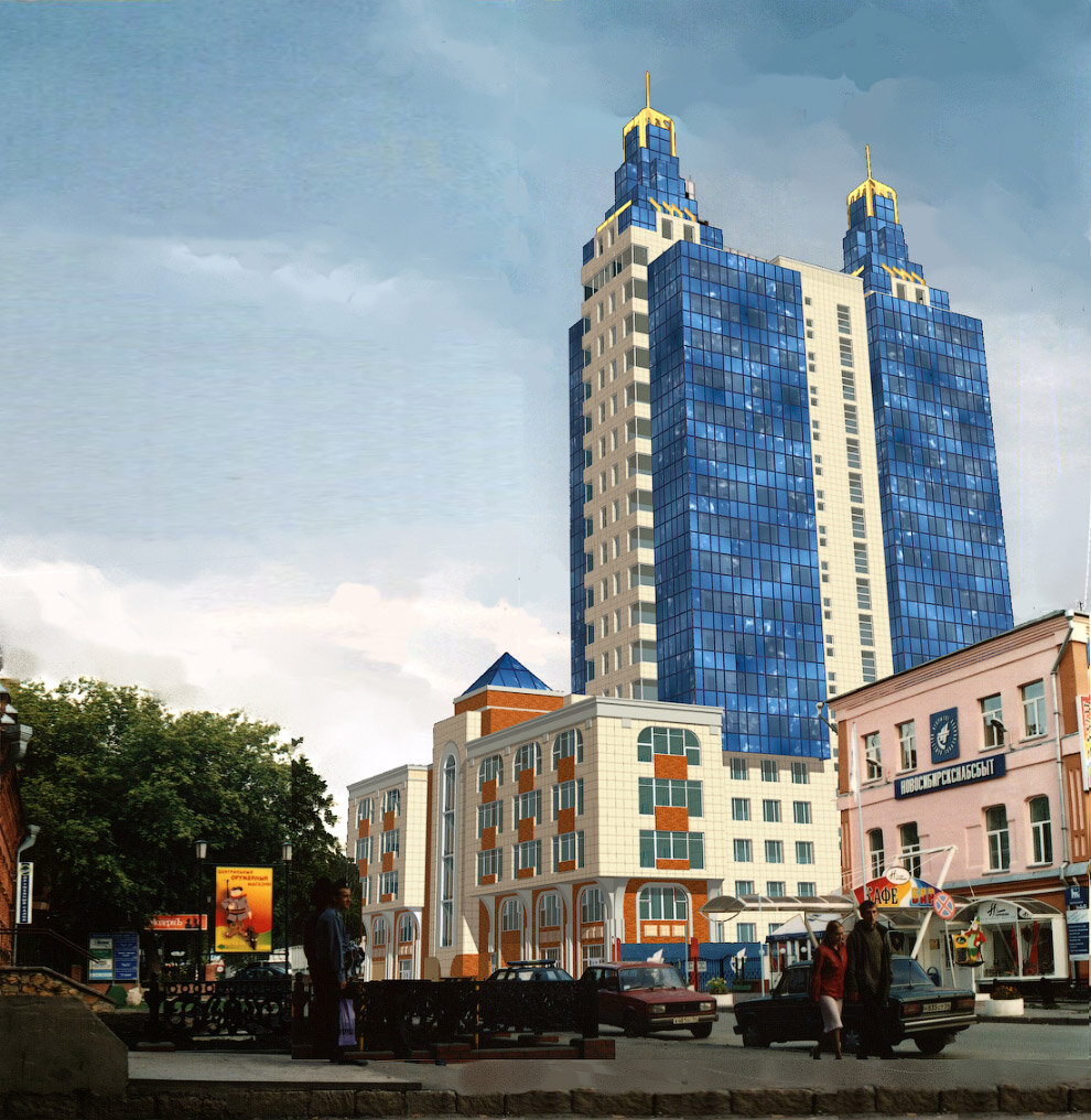 Высотки новосибирска фото
