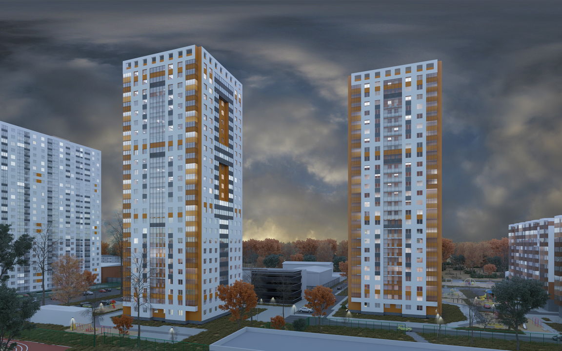 ЖК "Белорецкий II"  на Автовокзале (г Екатеринбург)