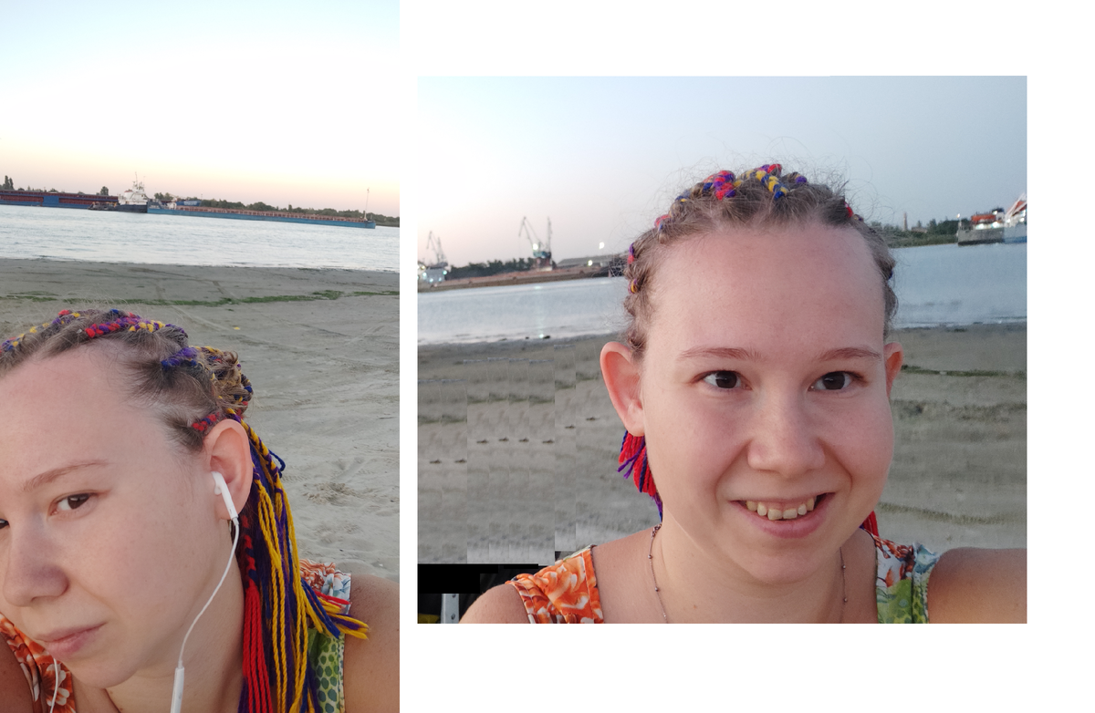 2 недели после плетения косичек