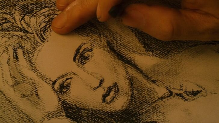 Рисунок Розы из фильма "Титаник"