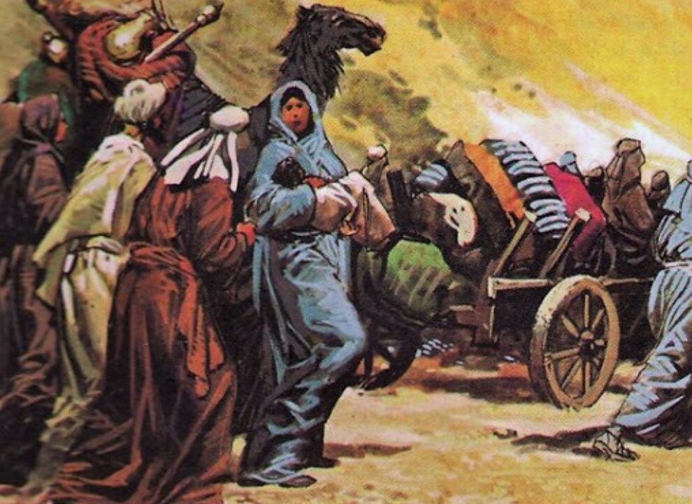 Жители Аравийского полуострова. Изображение.