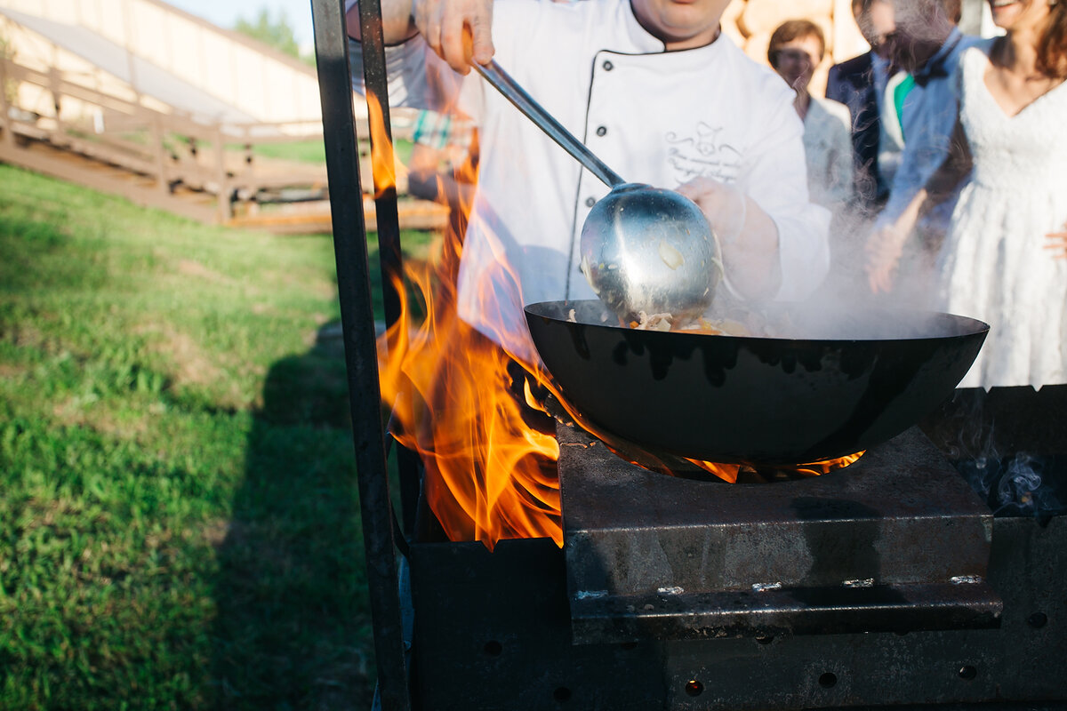 Мой первый мастер - класс на свадьбе 2017 год