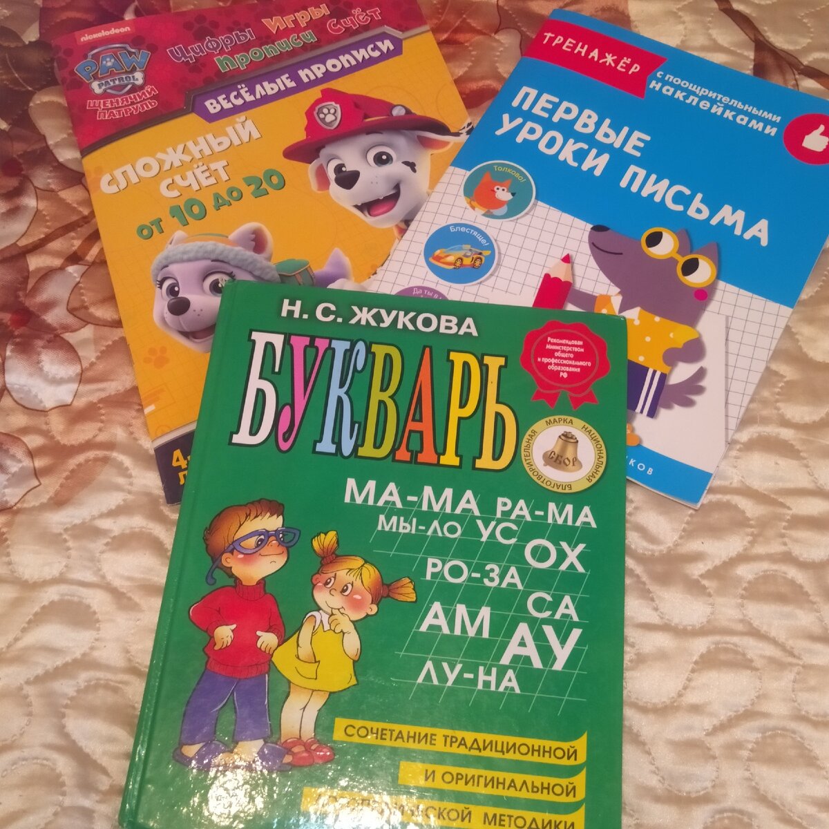 Часть прописей и букварь