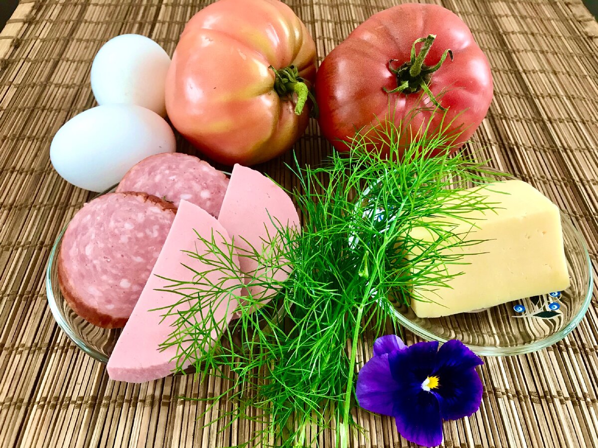 Ингредиенты для секретной глазуньи