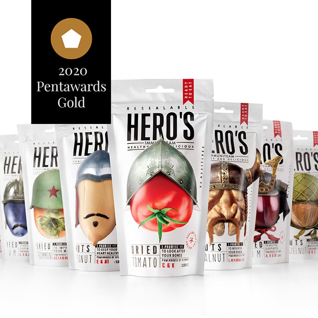 Gold Pentawards для HERO'S 