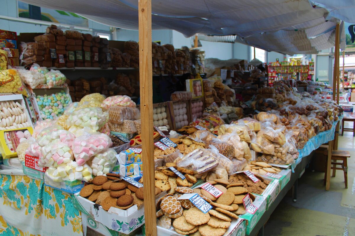 Большой рынок Таганрога в сентябре, приехали и посмотрели на цены, что продают, показываю