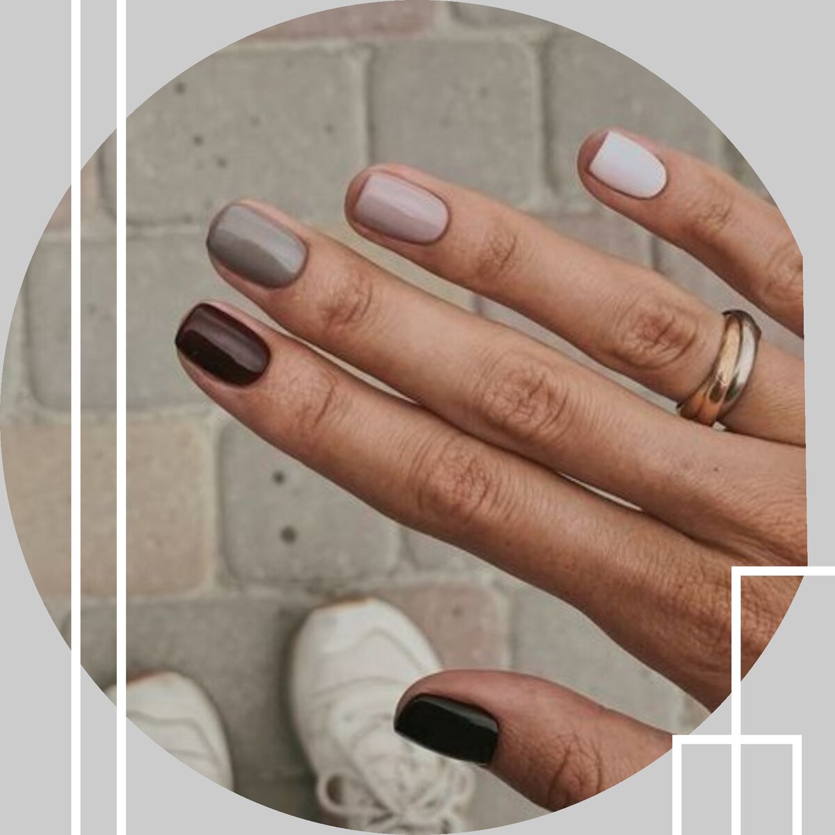 Свои короткие ногти в тренде