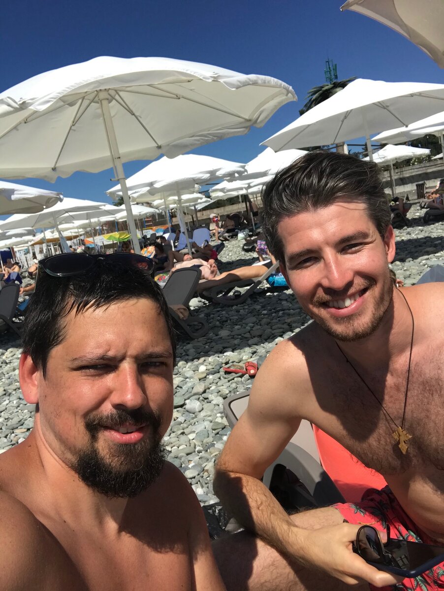 Селфи на пляже 