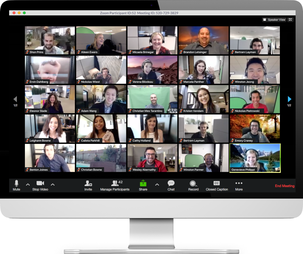 Зрительный контакт с аудиторией через Zoom может стать одной из самых сложных задач, с которыми вам придется столкнуться.  Источник: Ldaily