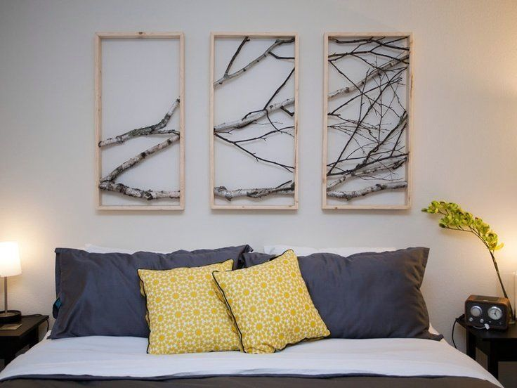 Украшение стен картинами. Красивые панно. Объемный декор стен. Сделать на стене картину. Фоторамки в интерьере.