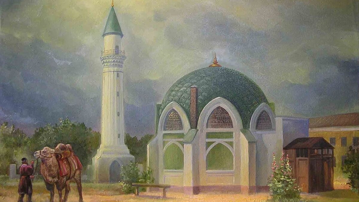 Мечеть Караван-сарая. Иллюстрация с сайта     http://www.russia-open.com/