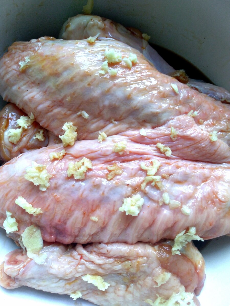 Маринад крылышек индейки