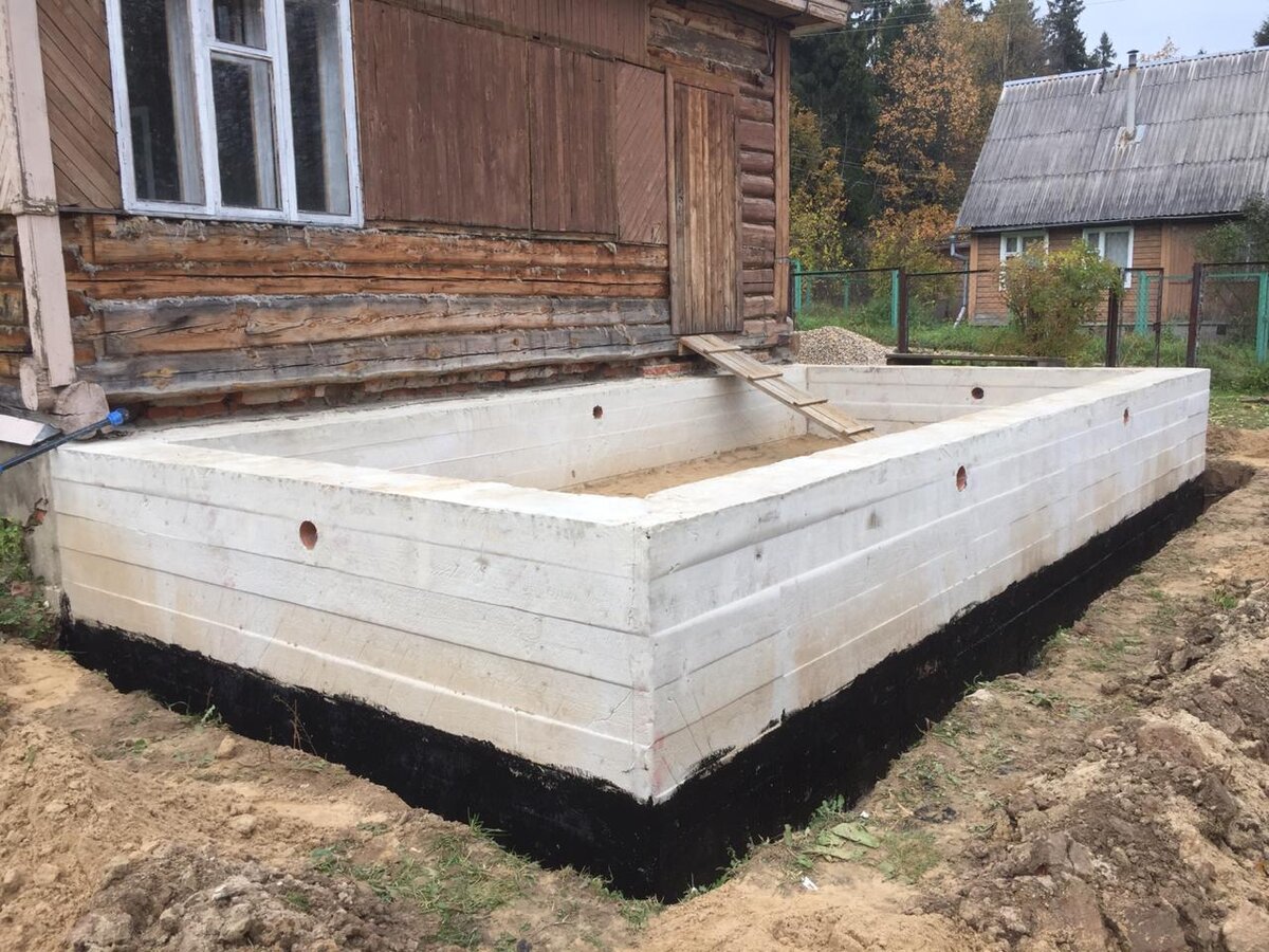 Наш красавчик после гидроизоляции