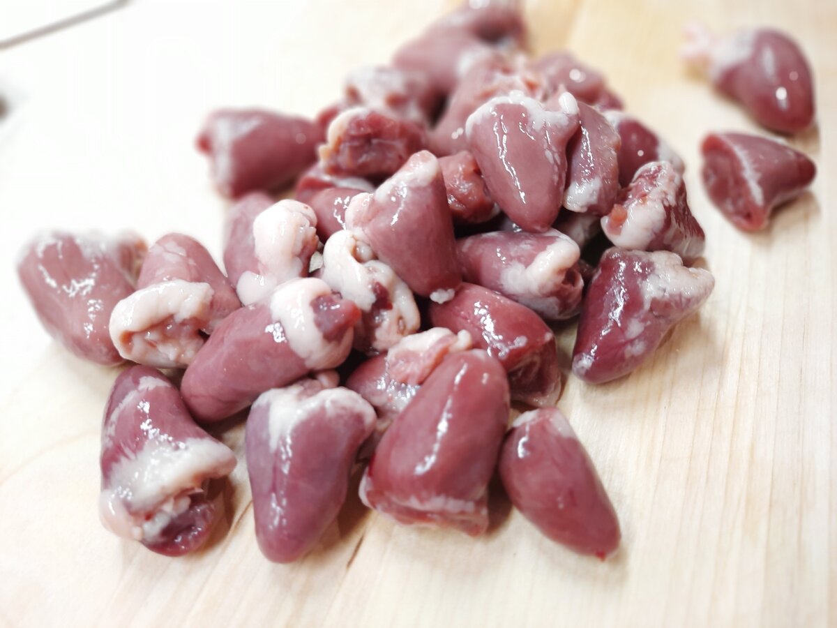 Выдирайте субпродукты не замороженные, для готовки "на один раз"