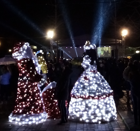 Новогодняя инсталляция в г. Поморие  
