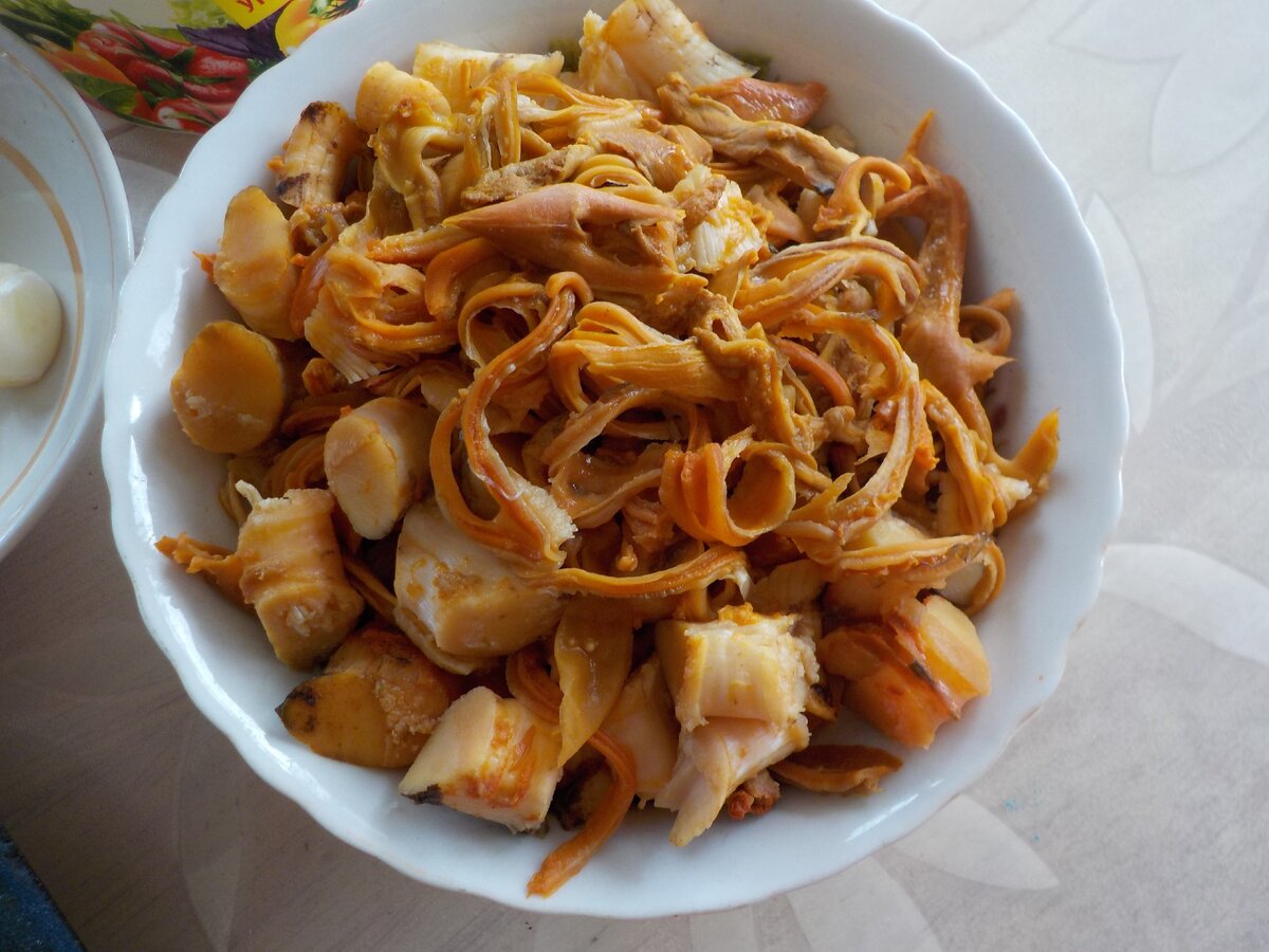 Очищенное мясо мидии