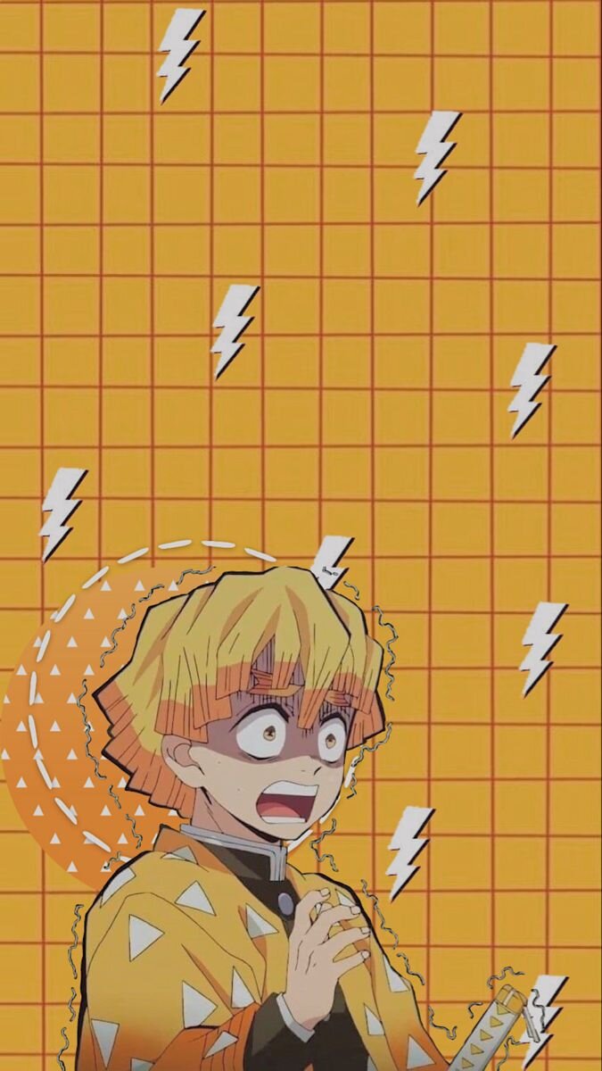 Агатцума Зенитсу  с аниме клинок рассекающий демонов 