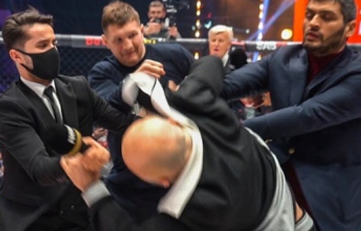 Фрагмент потасовки Минеева с Исмаиловым