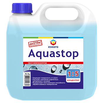Грунт влагоизолятор, концентрат 1:5 "Eskaro Aquastop"