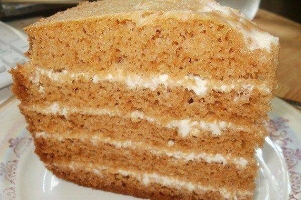 Медовый торт в мультиварке – кулинарный рецепт