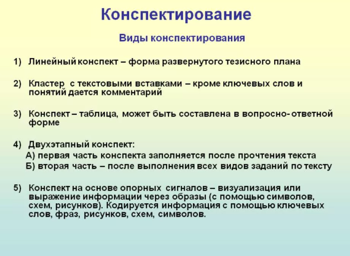 7 рекомендаций, как эффективно вести конспекты