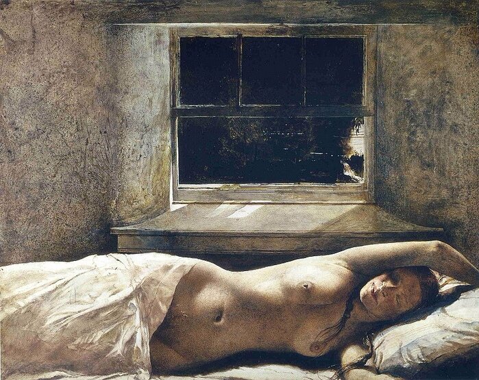 О, ОДИНОЧЕСТВО... ХУДОЖНИК ANDREW NEWELL WYETH / ЭНДРЮ НЬЮЭЛЛ УАЙЕТ (США, 1917-2009)