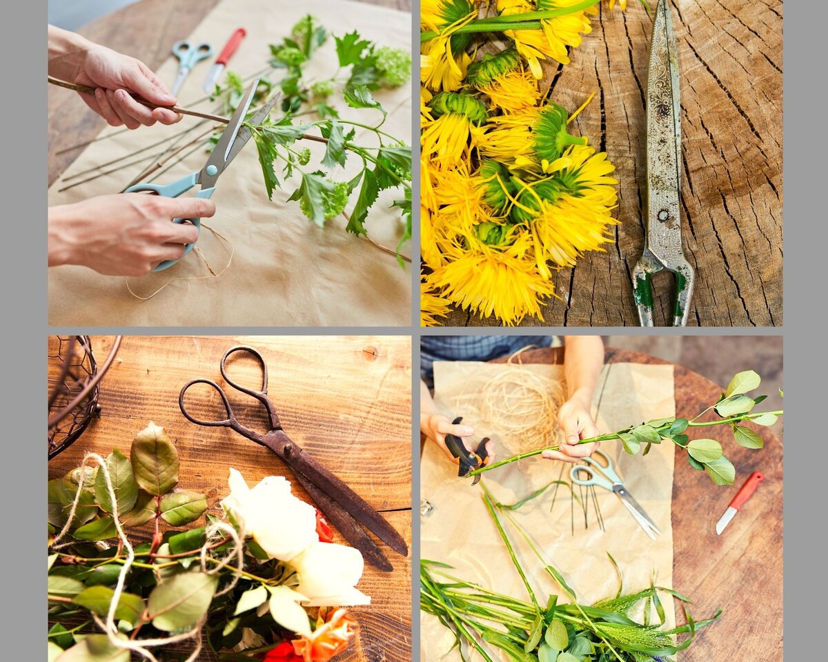 Ножницы для цветов