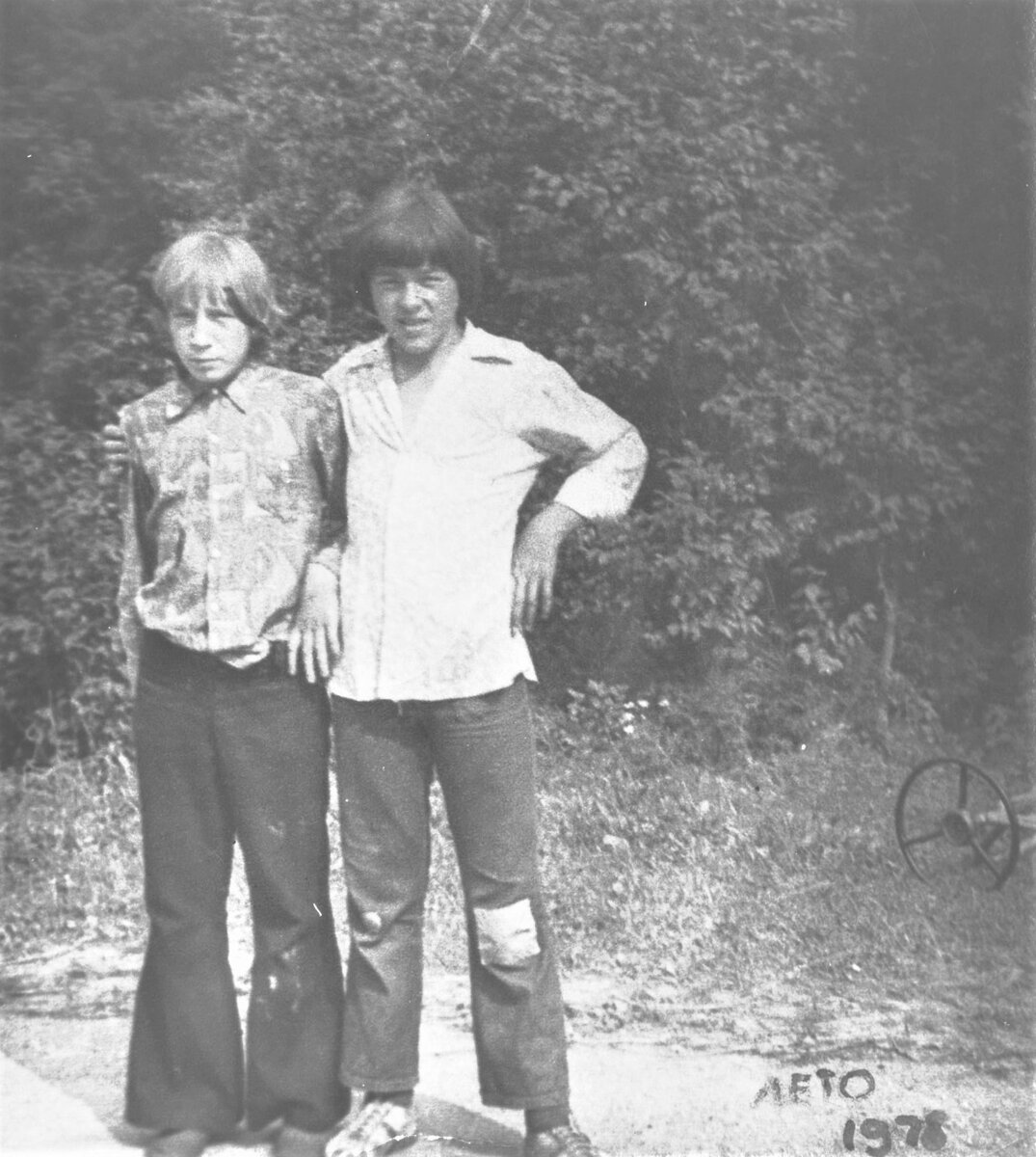 Фото 1978 года, лето, 100 километров на запад от Москвы.