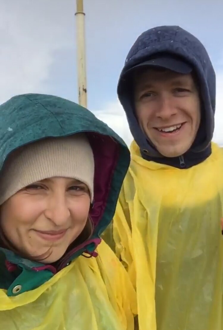 Я и мой будущий муж едим в Павлоградку 