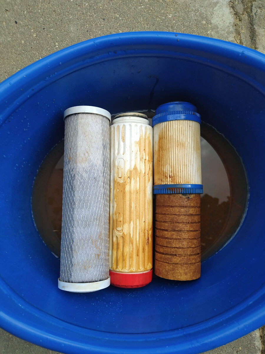 Три фильтра очистки