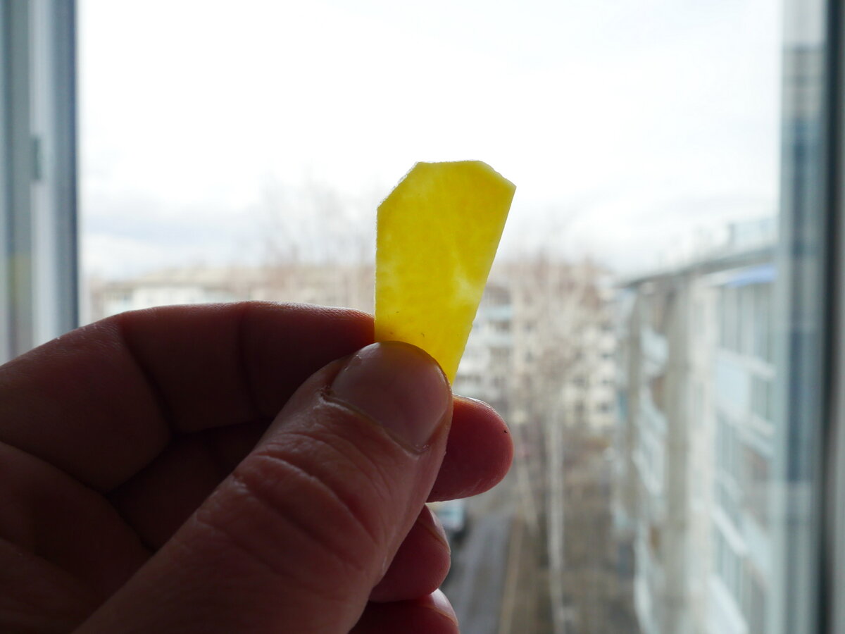 Из вот такой картошки.