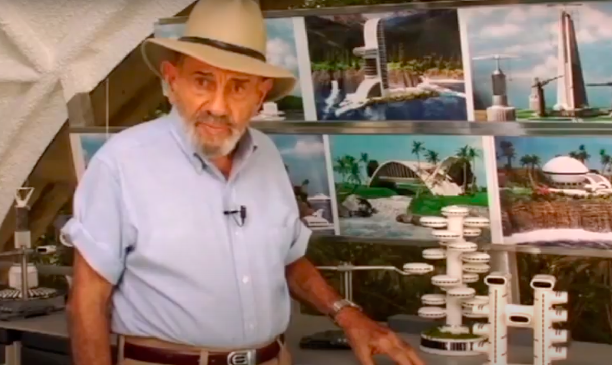 Предсказания Жака Фреско, кадр из документального фильма "Спроектированное будущее". 