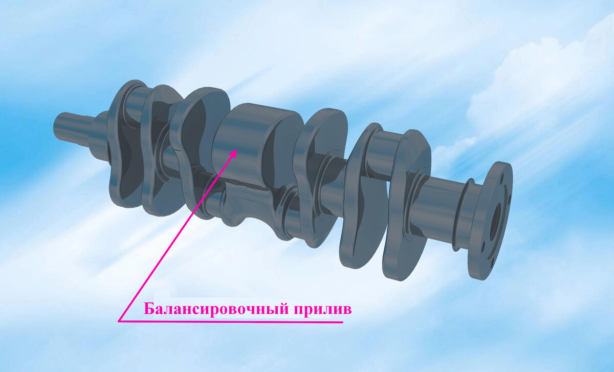 Коленчатый вал ГАЗ М-20 «Победа»