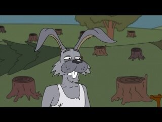 Примерно так выглядит мой друг, когда я захожу к нему в гости))) Кадр из мультсериала "Кит stupid show".