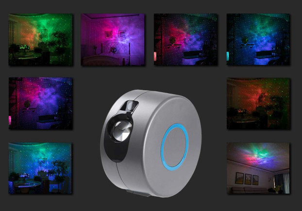 Отличный проектор, четкое изображение.  Можно менять цвет, яркость,  делать без звезд, быстрее либо медленнее.  Пульт идет в комплекте,  3 эксплуатации,  не шумит,  ребенок очень доволен, а родители счастливы!