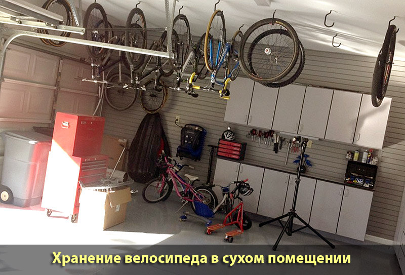 Хранение велосипеда в Антресоль24