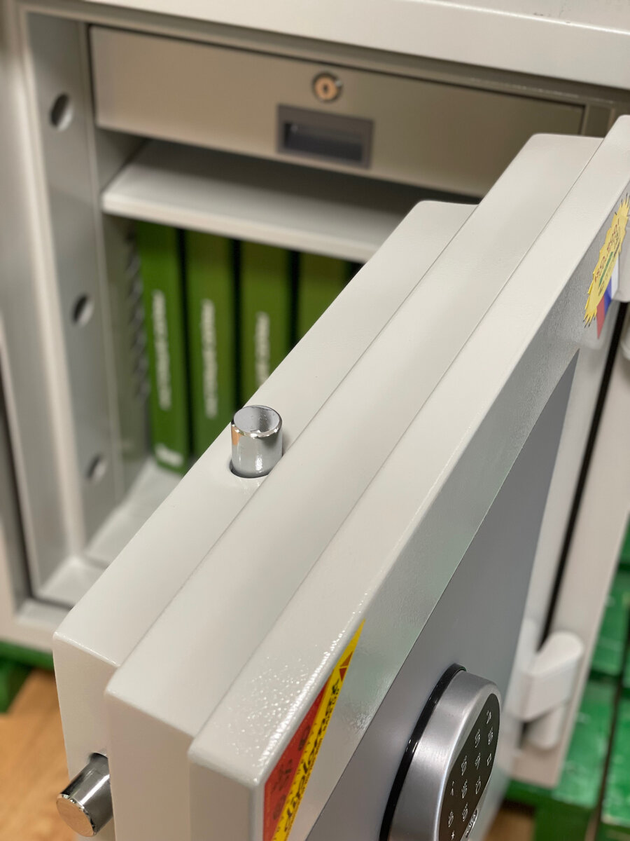 Дверь сейфа с 4х сторонней ригельной системой